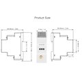 Pikkukuva 4 / 8: RS485 - WIFI/Ethernet-sarjapalvelin IP ECos:lle antennilla PW21-H AC 100-240V