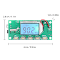Miniatyrbilde 6 av 8: DSP PLL FM-senderkort Digital frekvensmodulasjonsmodul for stereo trådløs mikrofon DC3V‑5V 87‑108MHz