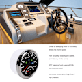 Miniatyrbillede 8 af 8: 85mm 160 km/t GPS Speedometer 0‑8000 o/min Turteller Måler LCD Rød Baggrundsbelysning til Bil Båd Yacht RV Lastbil Sort