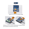 Miniatyrbild 7 av 8: 10,1 tums DVI-displaymodul Professionell 1024×600 upplösning Inbyggd OSD-meny IPS-panel Skärm för RPi Pico