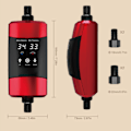 Miniatyrbillede 6 af 8: Akvarie Ekstern Opvarmningsstang Sikker Vandtæt LED-Display Forhindrer Lækage Nedsænkelig Akvarie Ekstern Varmer 500W EU-Stik 220V