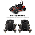Pikkukuva 7 / 8: 4-pulttinen etu-levyjarrurunko vanteelle, teräksestä, 110cc 125cc 150cc 200cc Go Kart ATV 4-pyörä