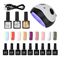 Miniatyrbild 2 av 7: UV Gel Nagelfärg Set Bas Topplack Remover Manikyr Set med 36W LED Nageltork (Typ 03)