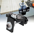 Miniatyrbild 1 av 8: Hålborrningsguide Jig 3 i 1 Justerbar Träbearbetning Dowelling Borrningslokaliseringsset Kit för DIY