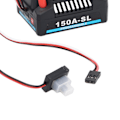 Miniatyrbild 5 av 8: 150A Borstlös ESC för 1/8 RC Bil 2‑4S Lipo Vattentät Dammtät BEC 5A 5.8V 720A Peakström 150A ESC