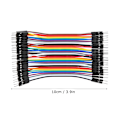 Miniatyrbillede 3 af 7: 10 stk. Jump Wire Han-Han Plastik Linjekabel 2,54 mm Elektroniske Komponenter 10 cm