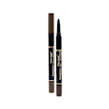 Miniatyrbillede 2 af 2: 3 i 1 Vandfast Øjenblyant & Øjenbrynpen Sort Brun Øjenmakeup Kosmetikværktøj 2#