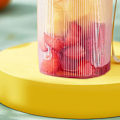 Miniatyrbild 4 av 5: Portabel Blender Juicekopp USB Mini Juicekopp Elektrisk Blender Juicekopp för Hemmet Rosa