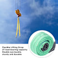 Miniatyrbilde 7 av 8: 2T Flat Løftetau med Dobbel Øye Spenne Polyester Webbing Løfteslynge for Industriell Kran 2 Meter