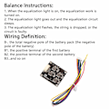 Miniatyrbillede 7 af 8: Lithium Batteri Aktiv Udligger Balancemodul Induktans Energi Overførselsplade 2.0V‑4.5V 1.2A5S