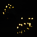 Miniatyrbild 5 av 7: 2 Meter 20 LED-lampor Solcellsdriven Ljusslinga Varmvit Utomhusdekorationslampa