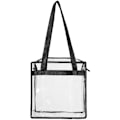 Miniatyrbild 5 av 7: Transparent Tote Bag Genomskinlig axelväska Resväska Handväska Transparent Tote Bag Resväskor PVC Toalettväska Researrangör Väska