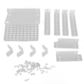 Miniatyrbilde 2 av 8: Transparent Skilpadde Solingsplattform Akryl Justerbar Oppheng Multifunksjonell Akvatisk Solingsplattform for Reptiler M