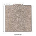 Miniatyrbillede 6 af 8: 3D Printer Byggeplade 150x150mm Dobbeltsidet PEI Pulverbelagt Magnetisk Fjederstål Fleksibel Printplatform