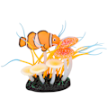 Miniatyrbillede 2 af 2: Kunstig Silikon Lysende Vandplanter Ornament til Akvarium (gul)