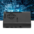 Miniatyrbillede 1 af 8: Kabinet til Raspberry Pi 4 Model B - ABS, Varmeafledning, Beskyttende Skal, Køledele - Sort