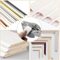 Miniatyrbild 6 av 7: Justerbar geringsax, 45-135 graders intervall, ergonomiskt mjukt grepp, utbytbara blad i rostfritt stål, säkerhetslås, idealisk för att skära plastföremål,