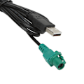 Miniatyrbild 3 av 8: Bilradio USB-omkopplarpanelkabeladapter Enhetsbyte för Octavia Fabia RCD510 RCD310