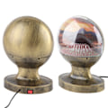 Miniatyrbillede 5 af 8: Vulkan Landskabslampe Retro Klar Overfladestruktur Vulkan Lava Lampe Dekoration Videnskabelig Undervisningslegetøj EU Stik 220V
