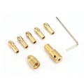 Miniatyrbillede 2 af 2: 7 stk 0,5-3mm Elektrisk Boremaskine Bit Collet Mikro Twist Boremaskine Chuck Værktøjsadapter (3,17mm)