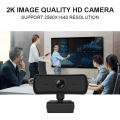 Miniatyrbillede 7 af 9: 1080P op til 2K-webkamera, HD-webkamera med mikrofon- og privatlivsdæksel, USB-computerkamera, vidvinkelwebkamera, Plug and Play, til Zoom/Teams/OBS,