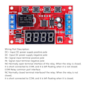 Miniatyrbild 6 av 8: 12V Relämodul Digital Tidfördröjning Programmerbar Triggerbrytare med Optokopplare Isolering