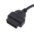 Miniatyrbillede 4 af 8: 16-polet OBD-kabeladapter ABS Sort Motordiagnostisk Værktøj til Lastbil Køretøj Motorcykel