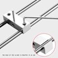 Miniatyrbillede 7 af 8: Dørhulåbner Lokator Aluminium Legering Præcis Træ Dørkarm Hulåbner Sporemaskine Positioneringsform