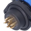 Miniatyrbillede 5 af 8: IP68 Vandtæt Stikdåse Flans Aviation Strømforbindelse Industriel Adapter AC380V SP207 Pin (380V 10A)