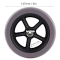 Miniatyrbillede 1 af 2: 6 Tommer Forhjul til Rollator - Handicappede, Ældre - Anti-Slip Gummihjul