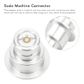Miniatyrbilde 7 av 8: CO2-adapter i aluminiumlegering 0,3 tommer rask kobling slitesterk høy hardhet brusmaskintilkobling sølv