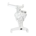 Miniatyrbild 8 av 8: RC Bil Framaxelhus Aluminiumlegering Breddad Design Framaxelhus för HOBBYPLUS 1/18 4WD CP18P RC Bil Silver