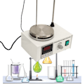 Miniatyrbillede 1 af 8: Digital Display Magnetisk Rørere Konstant Temperatur Opvarmning Magnetisk Varmeplade Mixer til Laboratorium EU Stik 220V