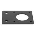 Miniatyrbilde 3 av 5: 42 Stepper Motor Mount Flat Bracket Aluminium Alloy Monterings Plate for 3D Printer Svart