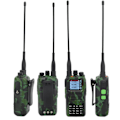 Pikkukuva 6 / 8: 1,4 tuuman näytöllinen langaton 2-suuntainen radio 10W kaksoiskaistainen UHF VHF IP68 vedenkestävä walkie talkie AC100‑240V AU-pistoke