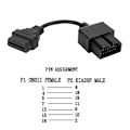 Miniatyrbillede 1 af 2: 20-polet til 16-polet OBD2 Diagnostisk Kabel Adapter Stik Passer til KIA
