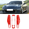 Miniatyrbillede 1 af 8: Nøglefob Cover Shell Beskytter Bil Modificering Udskiftning til Panamera Cayenne MACAN Boxster Cayman 911 718Orange