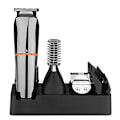 Miniatyrbild 1 av 8: Sladdlös precisionstrimmer för män, utbyteshuvuden & magnetisk fastsättning, dubbel USB-uppladdningsbar skäggtrimmer med LED-display, vattentät