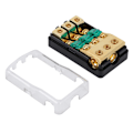 Miniatyrbillede 6 af 8: 1 I 3 Vejs Ud 0/4 AWG til 4/8 AWG Lyd Strømssikring Holderboks med 60A Mini Sikringer til Biler Både