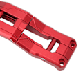 Pikkukuva 5 / 8: Oven Lukon Askellus Aluminiumseos Jalkatuki Vaihto Jeep Wrangler JK JKU JL JLU 2007‑2021 Punainen