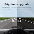 Miniatyrbilde 7 av 8: HUD-skjerm Universal OBDII Overspeed Alarm Vindrute Projektor Head Up Meter Vanntemperaturmåler for Bil