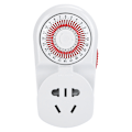 Miniatyrbillede 2 af 2: ZYT22 ABS Akvarium 24 Timers Mekanisk Timer Fiskekum Timing Switch Tilbehør AU Stik 220V