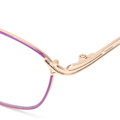 Pikkukuva 5 / 8: Violetit Kehykset Ikääntyneille Bifokaali Lukulasit Kannettavat Sinisen Valon Suodattavat Presbyopia Lasit (+150)