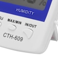 Miniatyrbillede 3 af 8: CTH‑609 Digital Termometer Hygrometer Væghængt Temperatur Luftfugtighedsmåler til Hjem Farm Drivhus