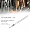 Miniatyrbild 1 av 2: Prong Punch Verktyg Snörning Mejslar Set Läder Hålstansar Hög Hastighet Stål Industriella Tillbehör 1 Tand