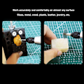 Pikkukuva 7 / 8: Sähköinen hiontakynä Mikrograveraus Etsiminen Kaiverrus DIY Työkalusarja 3500‑13000r/min 3.7V