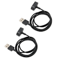 Miniatyrbilde 3 av 5: 2 stk USB klokke ladekabel Magnetisk 1 meter ladekabel Universal for Fitbit Inspire for Inspire HR