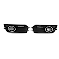 Miniatyrbillede 6 af 8: Par Forlygtegitter til Forlygte, Sort 8X0807681A Udskiftning til A1 Cool Hatchback 2‑Dørs 2014
