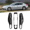 Miniatyrbillede 1 af 8: Nøglefob Cover Shell Beskytter Bil Modificering Udskiftning til Panamera Cayenne MACAN Boxster Cayman 911 718 Antracitgrå