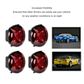 Pikkukuva 7 / 8: 4 kpl Tummanpunaisia LED-takavalot Perävalon Vaihto Chevy Corvette C6 2005-2013